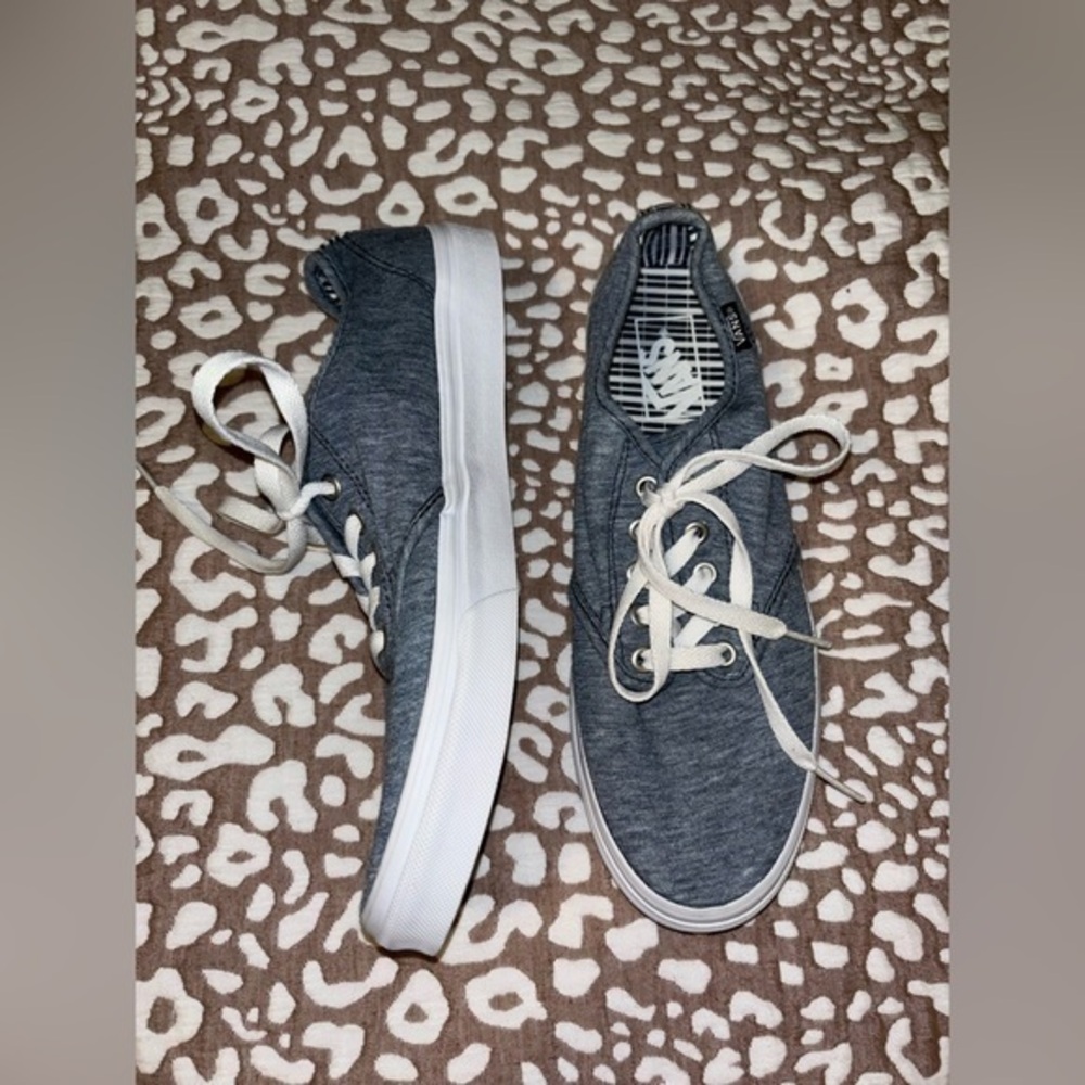 VANS Camden stripe denim shoes!